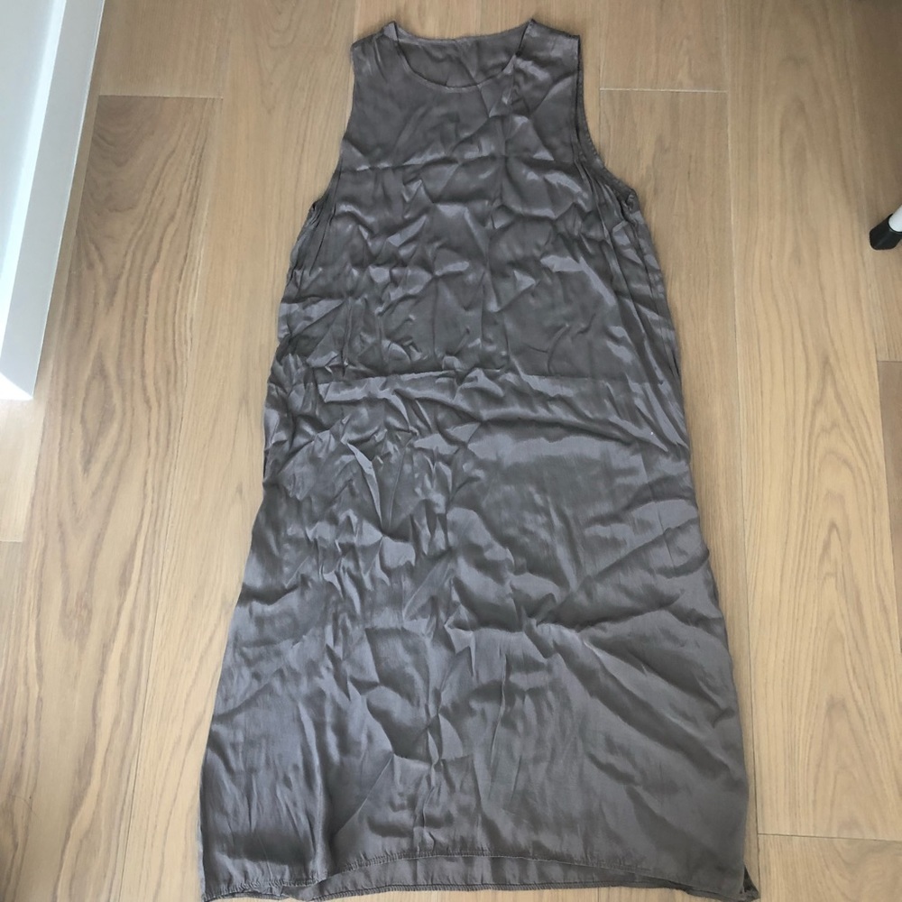 New sleeveless shirt dress casual size medium basic essentials cute chic